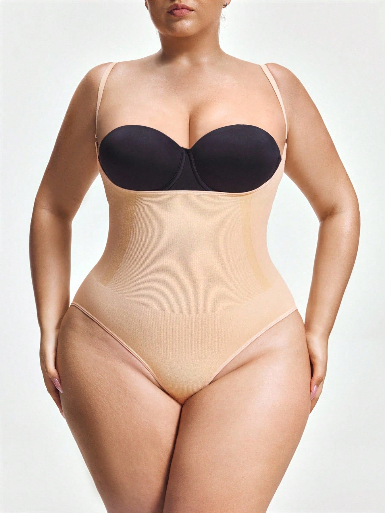 Women's Firm Control Open Bust Bodysuit - Waist Trainer & Butt Lifter Shapewear