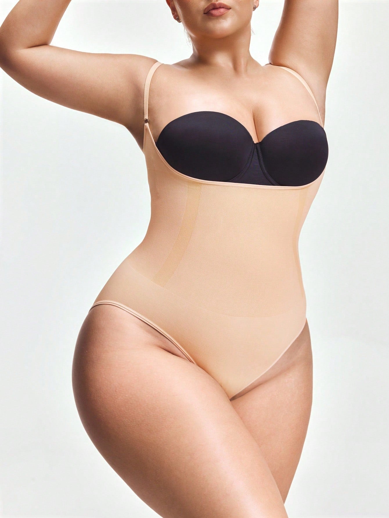 Women's Firm Control Open Bust Bodysuit - Waist Trainer & Butt Lifter Shapewear